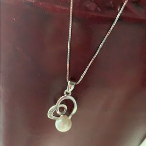 Helzberg diamond necklace.  Delicate and pretty